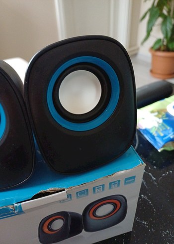 Renkli Mavi Taşınabilir Hoparlörler OYC D-05 - Görsel 6