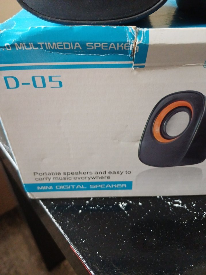 Renkli Mavi Taşınabilir Hoparlörler OYC D-05 - Görsel 4