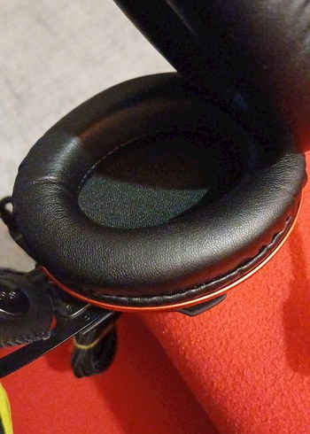 #GAMEPOWER kırmızı Siyah Oyuncu Kulaklığı Mikrofonlu - Görsel 12