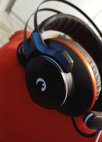 #GAMEPOWER kırmızı Siyah Oyuncu Kulaklığı Mikrofonlu - Görsel 3