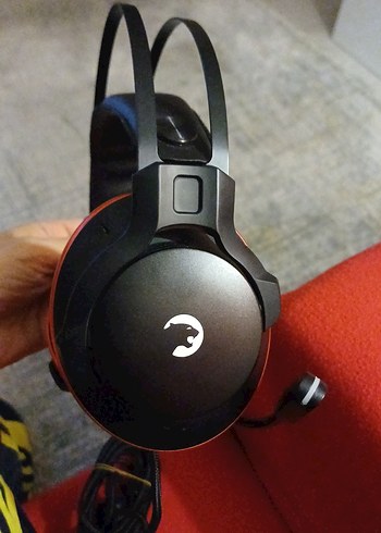 #GAMEPOWER kırmızı Siyah Oyuncu Kulaklığı Mikrofonlu - Görsel 8