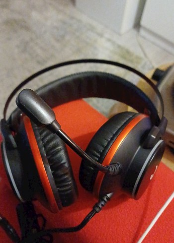 #GAMEPOWER kırmızı Siyah Oyuncu Kulaklığı Mikrofonlu - Görsel 13