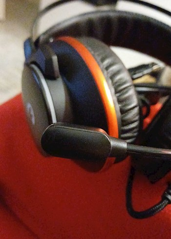 #GAMEPOWER kırmızı Siyah Oyuncu Kulaklığı Mikrofonlu - Görsel 2