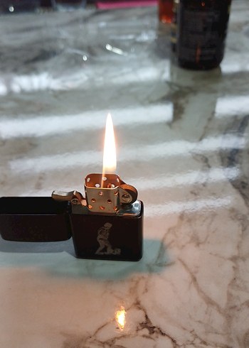 Metal Siyah atatürk çakmak - Görsel 6