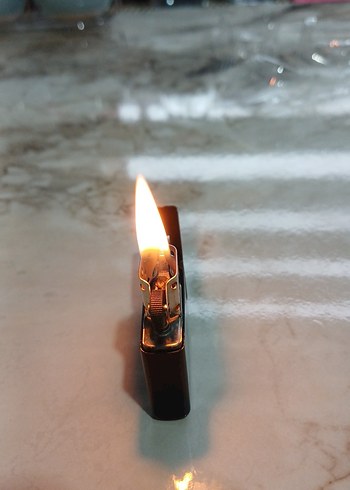 Metal Siyah atatürk çakmak - Görsel 7