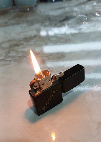 Metal Siyah atatürk çakmak - Görsel 8