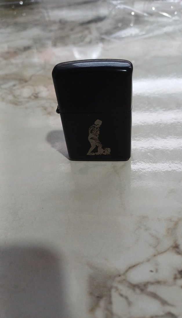 Metal Siyah atatürk çakmak - Görsel 3