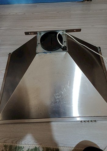 Gri Davlumbaz aspratör white daisy - Görsel 2