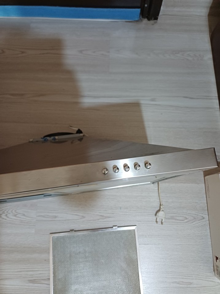 Gri Davlumbaz aspratör white daisy - Görsel 5