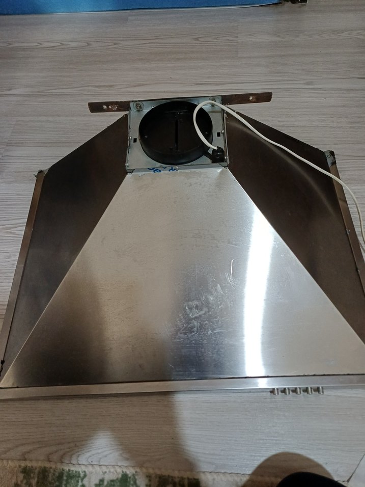 Gri Davlumbaz aspratör white daisy - Görsel 2