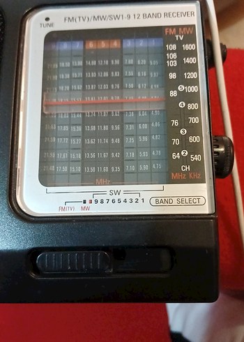 TEKNOMAX TM-6601 Siyah Renkli vintage Radyo - Görsel 9