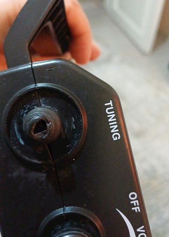 TEKNOMAX TM-6601 Siyah Renkli vintage Radyo - Görsel 14