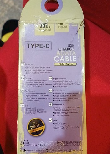 Orijinal Beyaz Type-C USB Şarj ve Data Kablosu - Görsel 2