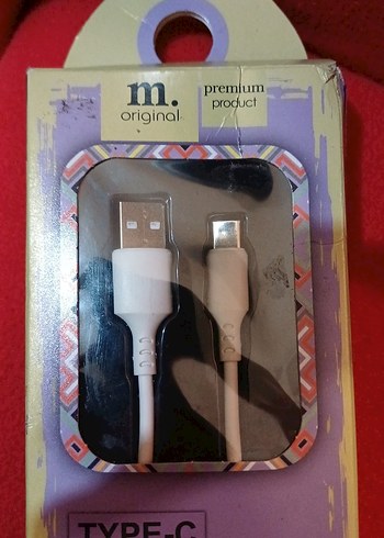 Orijinal Beyaz Type-C USB Şarj ve Data Kablosu - Görsel 3