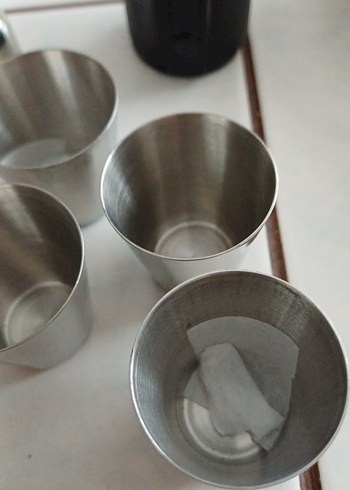 Paslanmaz Çelik 200 ml Likör kanyak Seti Siyah - Görsel 7