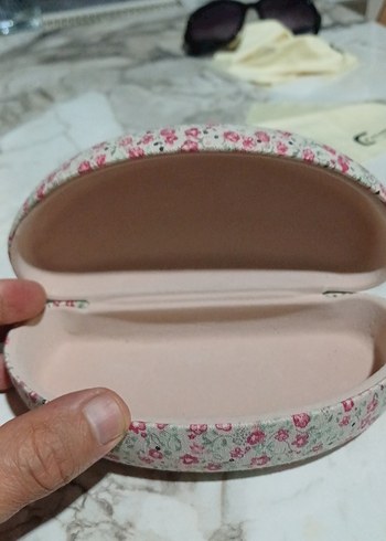 Çiçek Desenli gözlük kutusu - Görsel 5