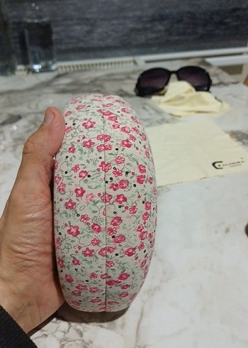 Çiçek Desenli gözlük kutusu - Görsel 7