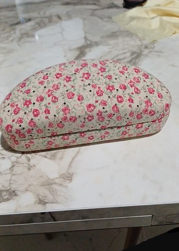 Çiçek Desenli gözlük kutusu - Görsel 3