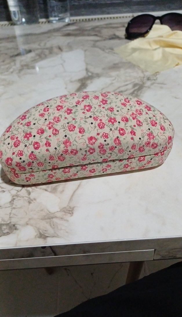 Çiçek Desenli gözlük kutusu - Görsel 3