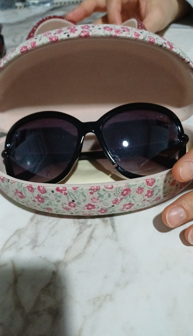 Çiçek Desenli gözlük kutusu - Görsel 2