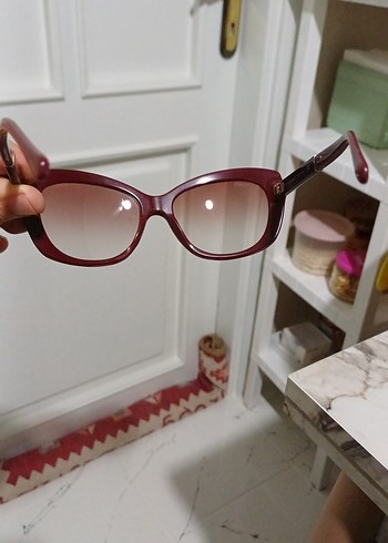 #BURBERRY Bordo Parlak Kadın Güneş Gözlüğü - Görsel 6