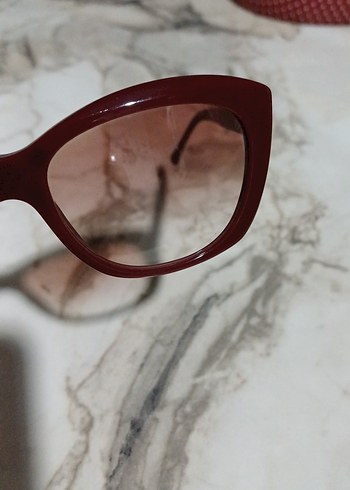 #BURBERRY Bordo Parlak Kadın Güneş Gözlüğü - Görsel 12