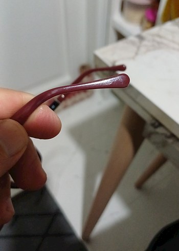 #BURBERRY Bordo Parlak Kadın Güneş Gözlüğü - Görsel 7