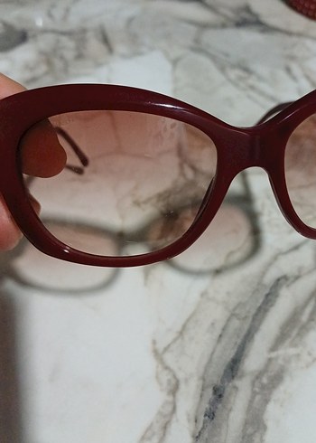 #BURBERRY Bordo Parlak Kadın Güneş Gözlüğü - Görsel 11