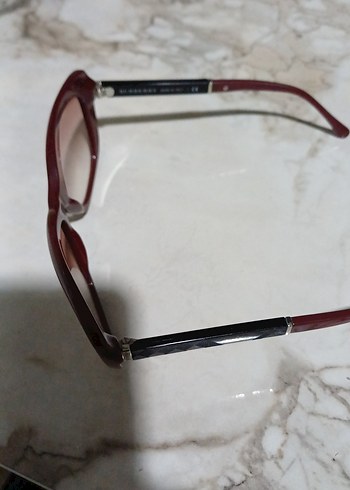 #BURBERRY Bordo Parlak Kadın Güneş Gözlüğü - Görsel 10