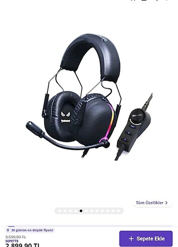 Rush Tussle RHX71 7.1 Surround Titreşimli RGB Oyuncu Kulaklık