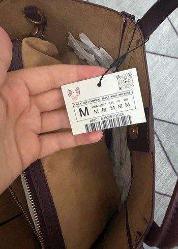 Beden bordo Renk Bordo Deri Kadın Çanta