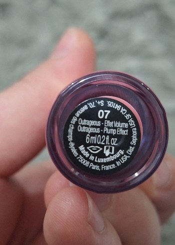  Beden Renk Sephora Plump Effect 07 Gloss
