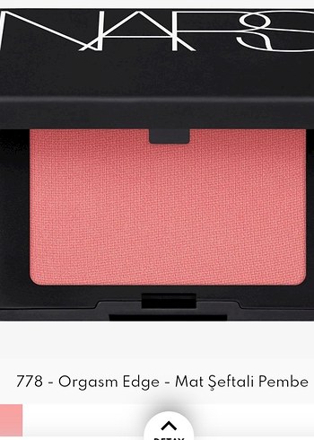 NARS 778 Orgasm Edge MİNİ Allık