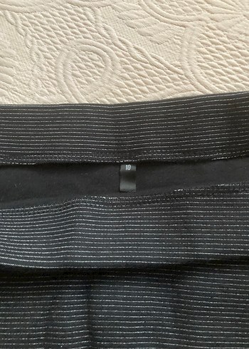 Kadın Siyah Pilili Midi Etek - Görsel 3