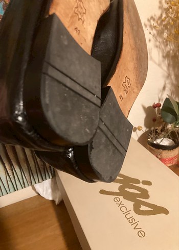 Klasik Siyah Deri Erkek Ayakkabısı - Görsel 7