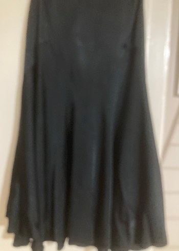 Siyah Uzun Drapeli Gotik Etek - Görsel 2