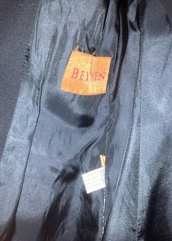 Siyah Kadın Düğmeli Midi Blazer - Görsel 5