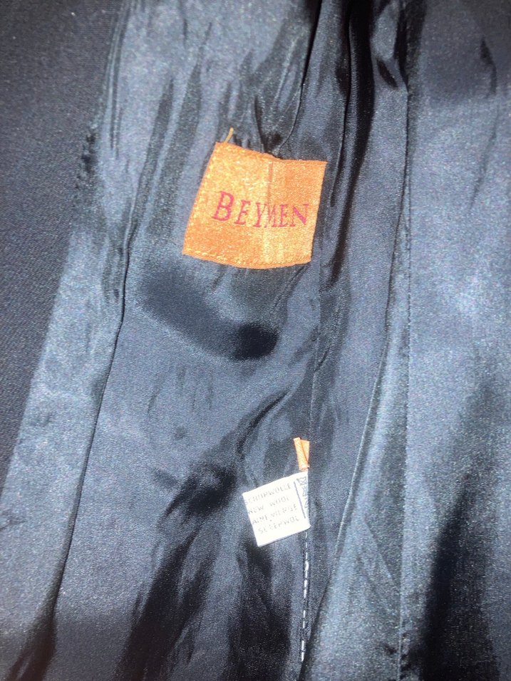 Siyah Kadın Düğmeli Midi Blazer - Görsel 5