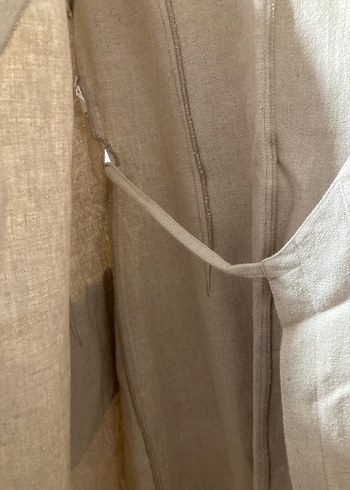 Bej Keten Mutfak elbise - Görsel 9