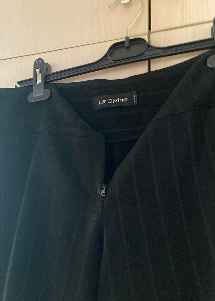 Çizgili bayan pantolon - Görsel 3