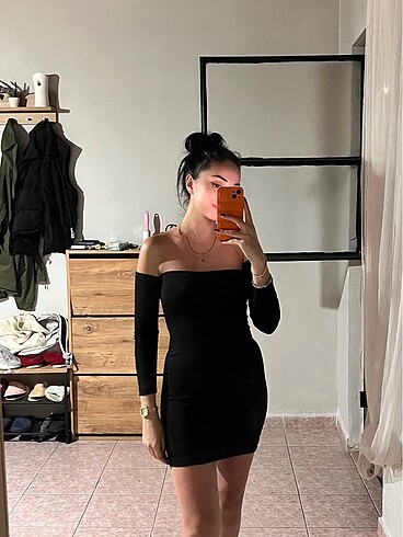 Diğer Siyah Mini Butik Elbise