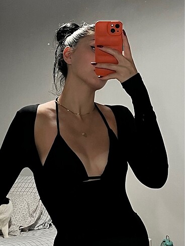 Iamnotbasic Siyah Bodysuit