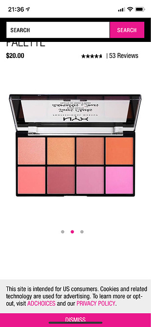 NYX Nyx allik paleti