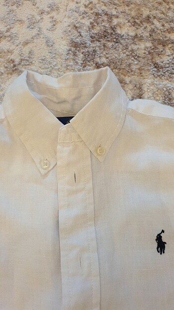 6 Yaş Beden beyaz Renk Ralphlauren marka orijinal gömlek 