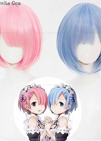 Rem Cosplay peruk