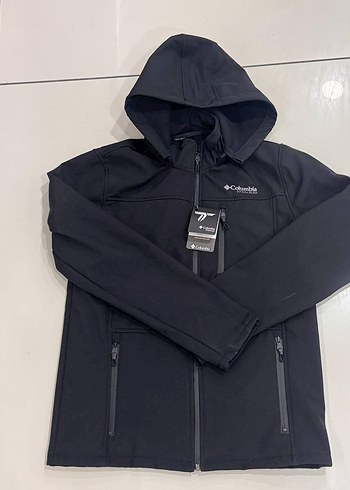 xxl Beden siyah Renk Columbia Siyah Fermuarlı Erkek Kayak Ceketi
