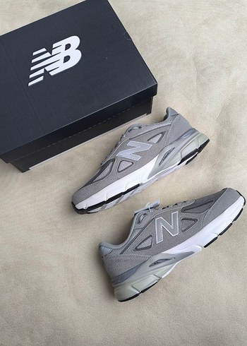 New Balance Gri Spor Sneakers - Görsel 4