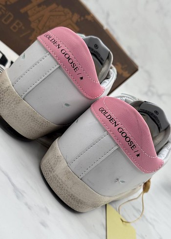 36 Beden pembe Renk Pembe Yıldız Detaylı Sneakers