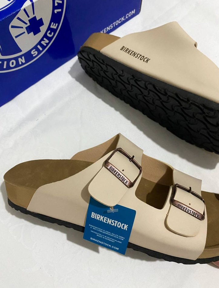 Bej Renkli Erkek Sandaletler Tokalı - Görsel 5