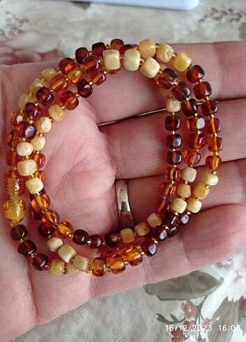 DAMLA KEHRİBAR KOLYE - Görsel 3